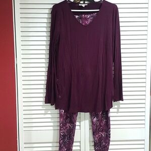 Dana Buchman & Jones NY top pants bundle Large EUC